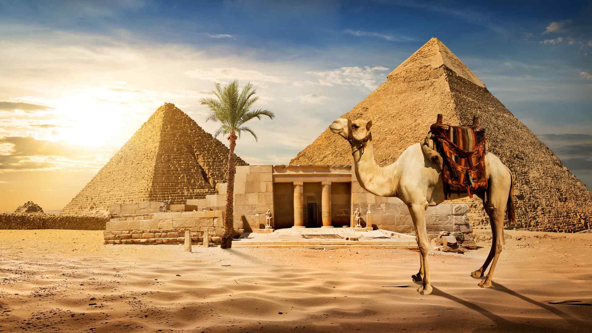 精选埃及金字塔图片高清桌面壁纸