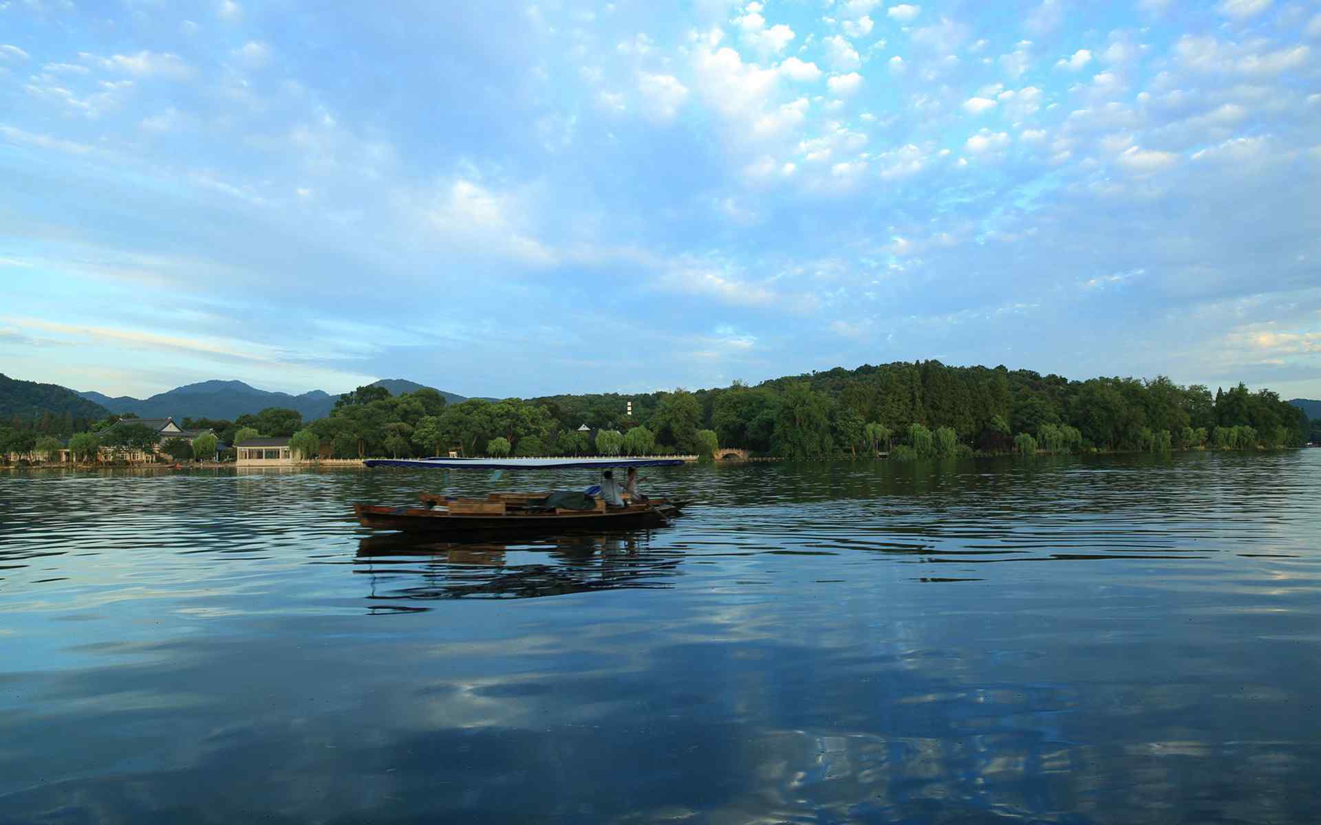 美丽杭州西湖风景桌面壁纸图集