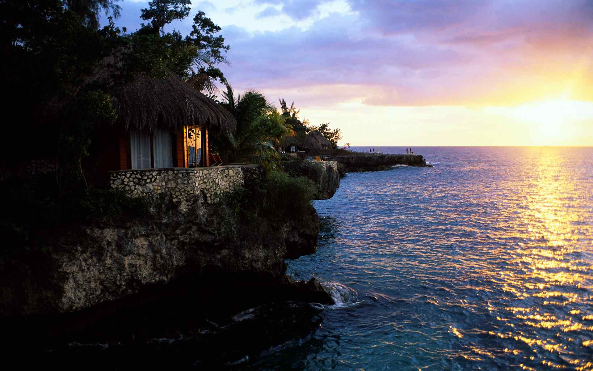 清新美丽的加勒比海岸线电脑桌面风景壁纸（12辑）