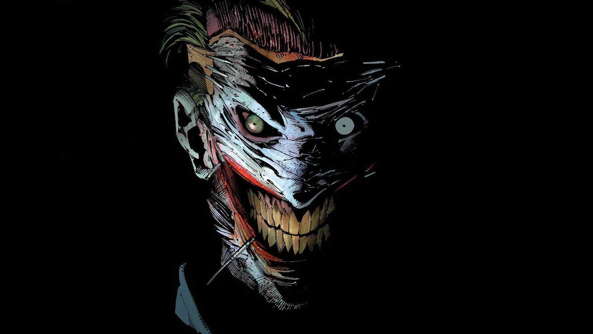 恐怖小丑系列恐怖漫画世界的小丑电脑桌面壁纸