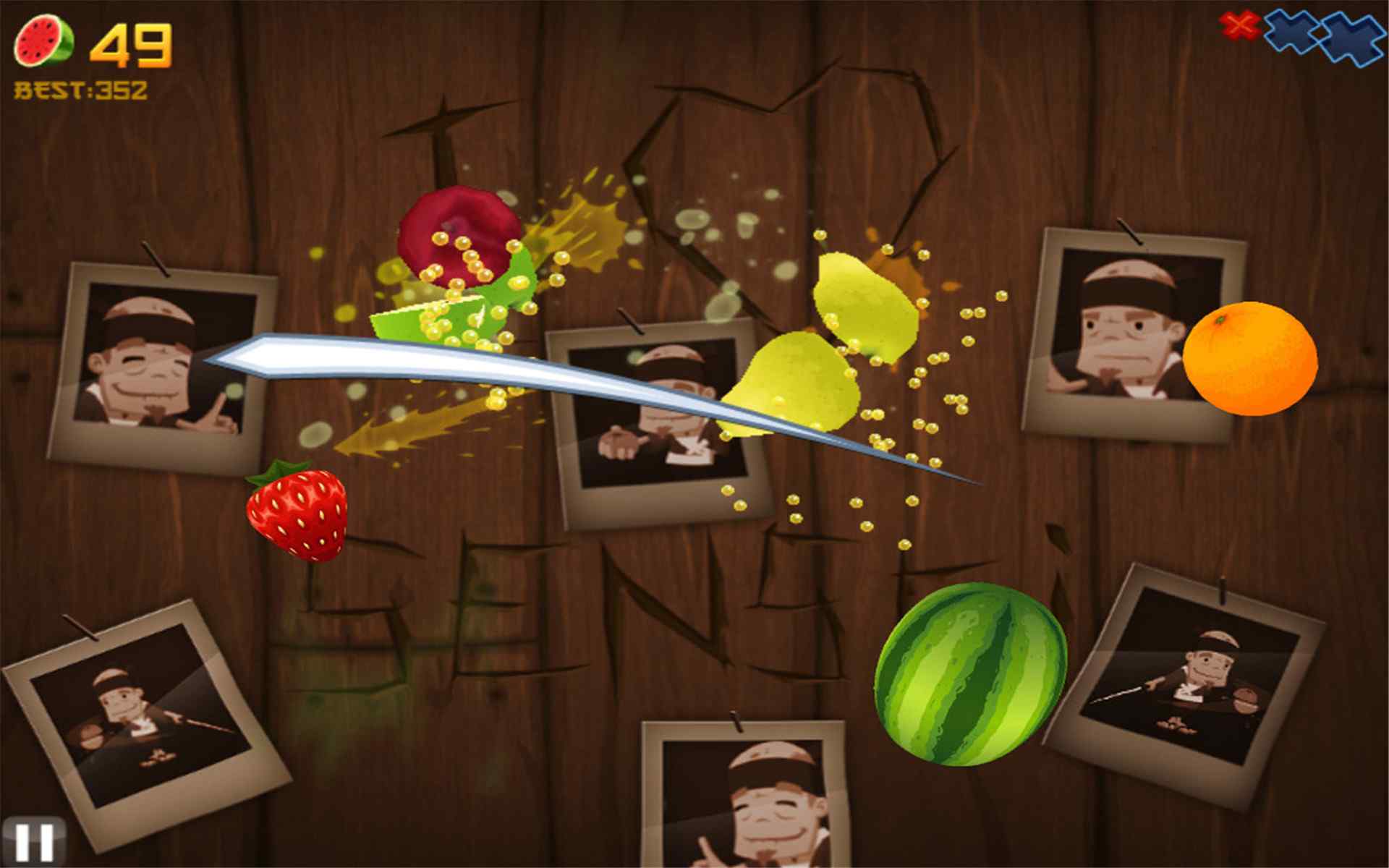 《水果忍者》游戏精选高清宽屏桌面壁纸