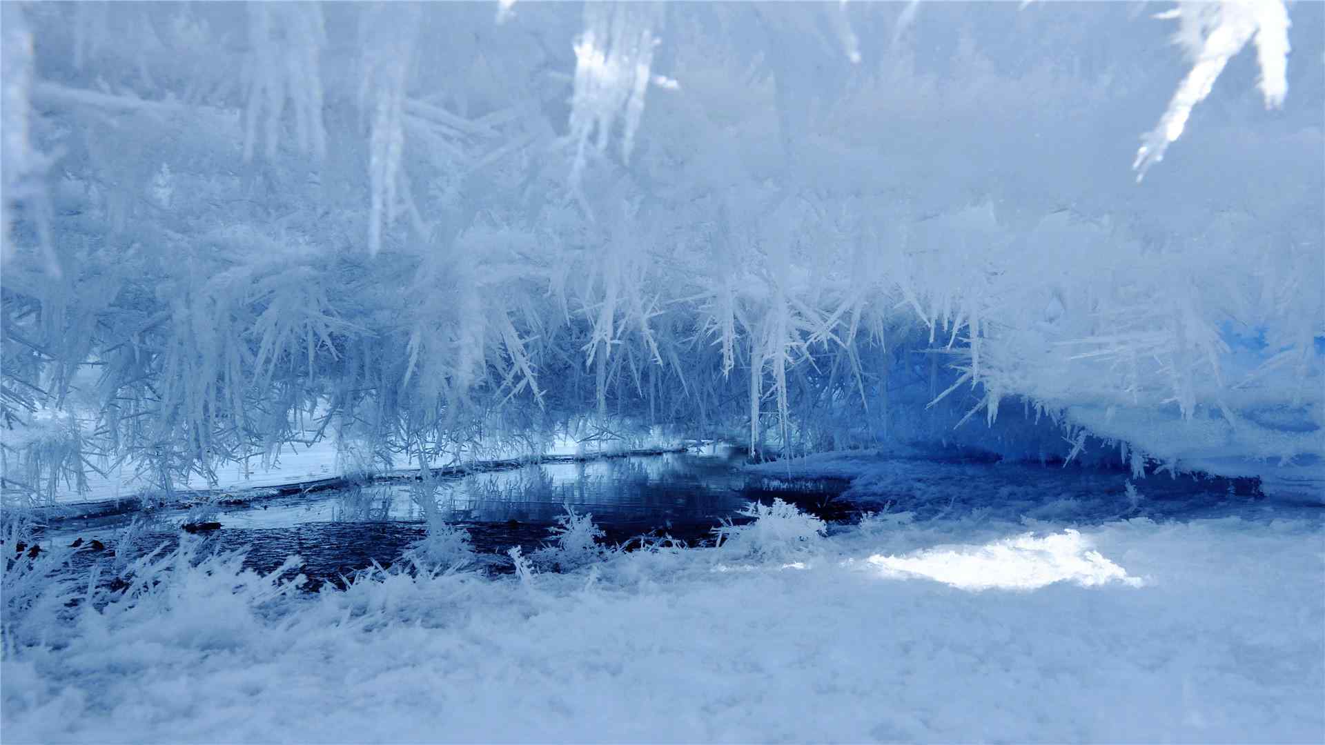 冰天雪地壮美大自然风景电脑桌面壁纸