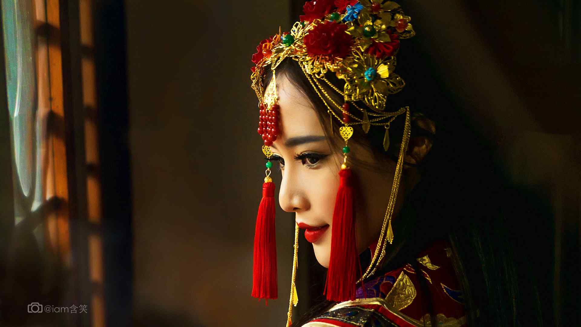 中国风古装美女唯美桌面壁纸