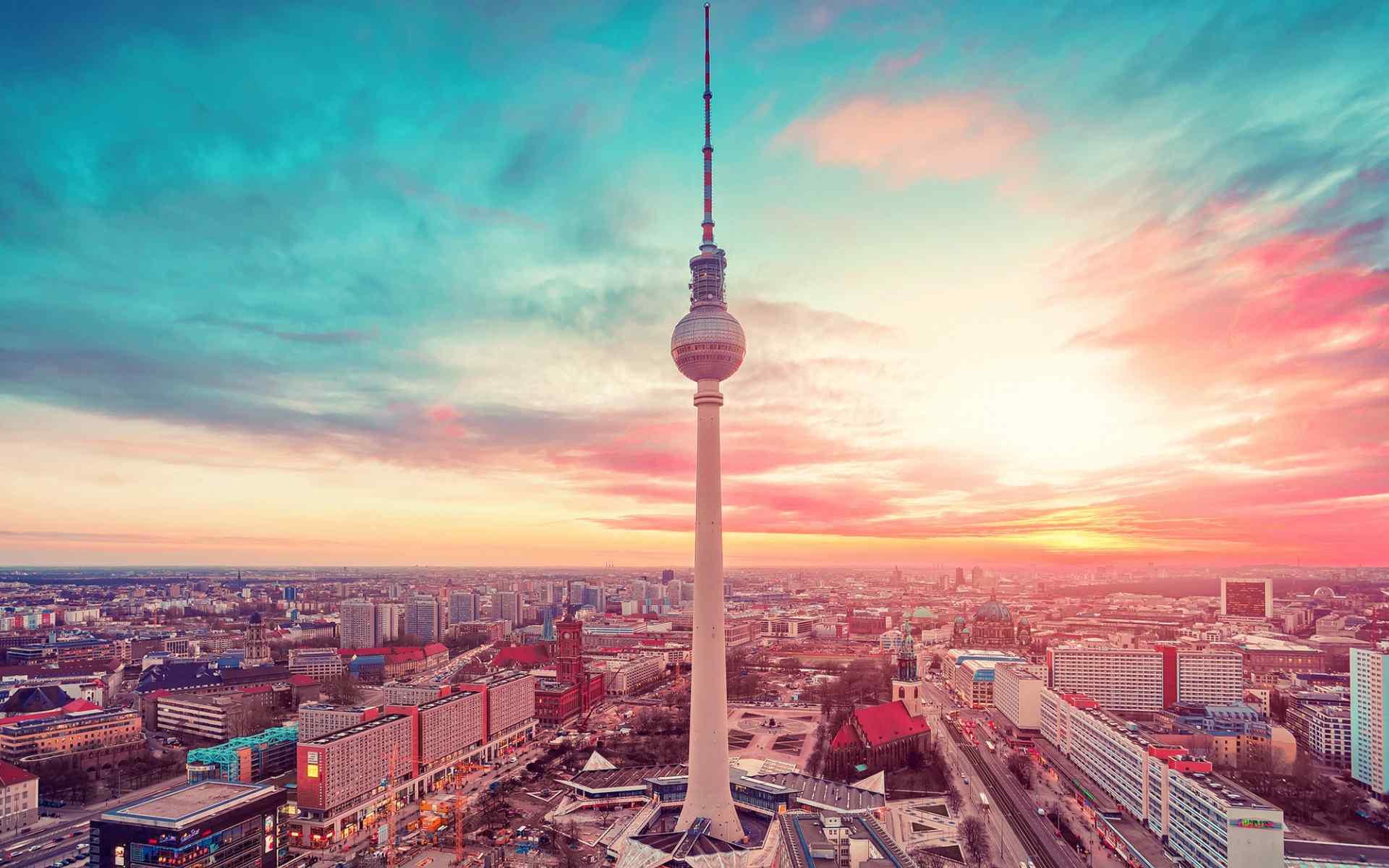 柏林城市风景高清电脑桌面壁纸