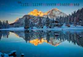 2016年11月日历唯美的山川湖泊高清摄影壁纸图片