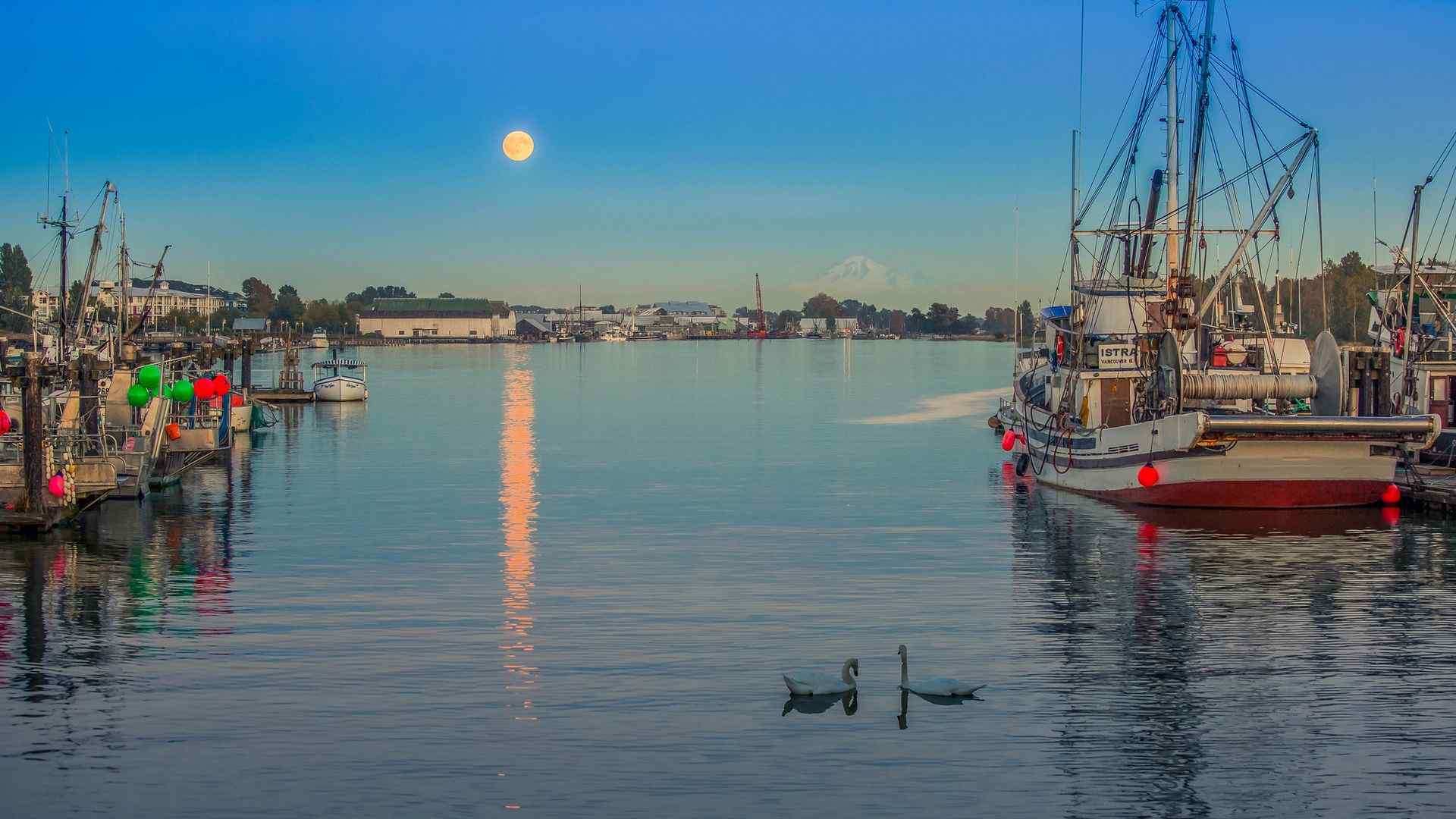 美丽的美国旧金山渔人码头风景壁纸