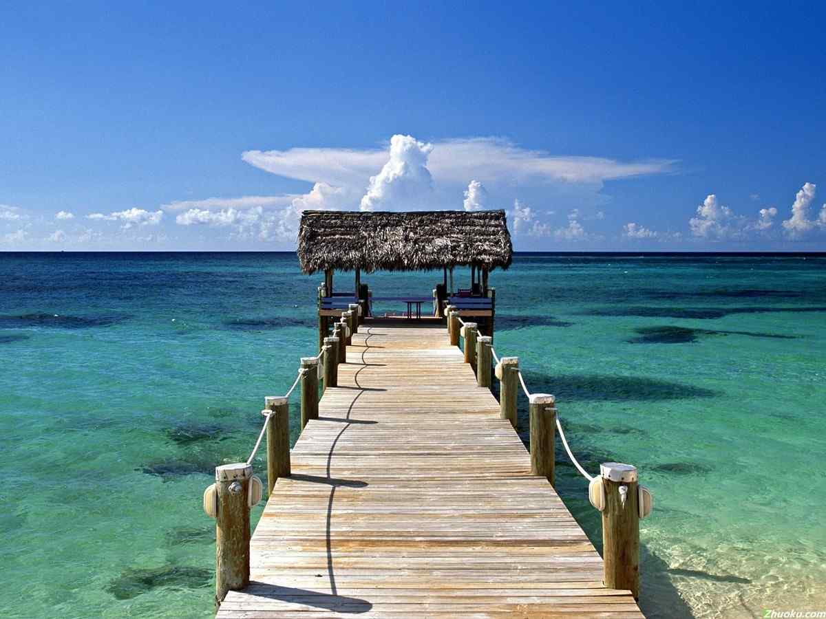 美丽的加勒比海风景高清桌面壁纸