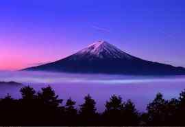 日本富士山唯美风