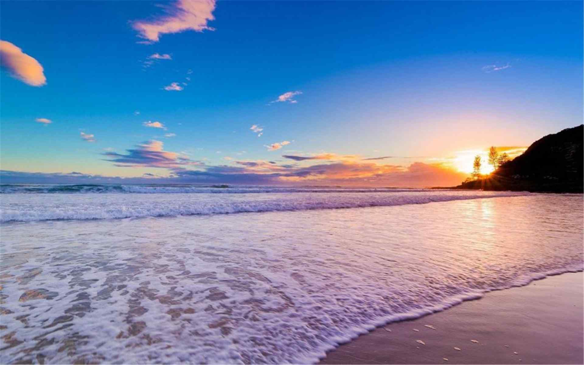 唯美的夏威夷海边风景高清壁纸