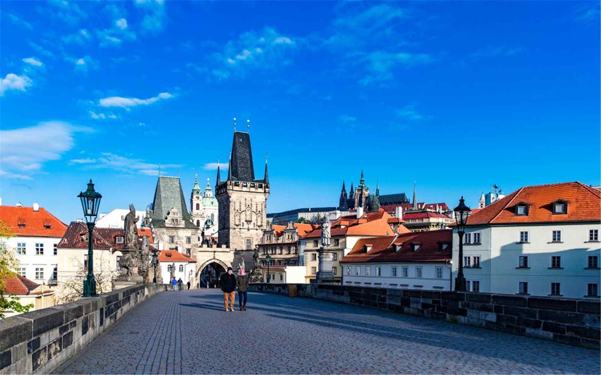 美丽的布拉格城市风景图片桌面壁纸