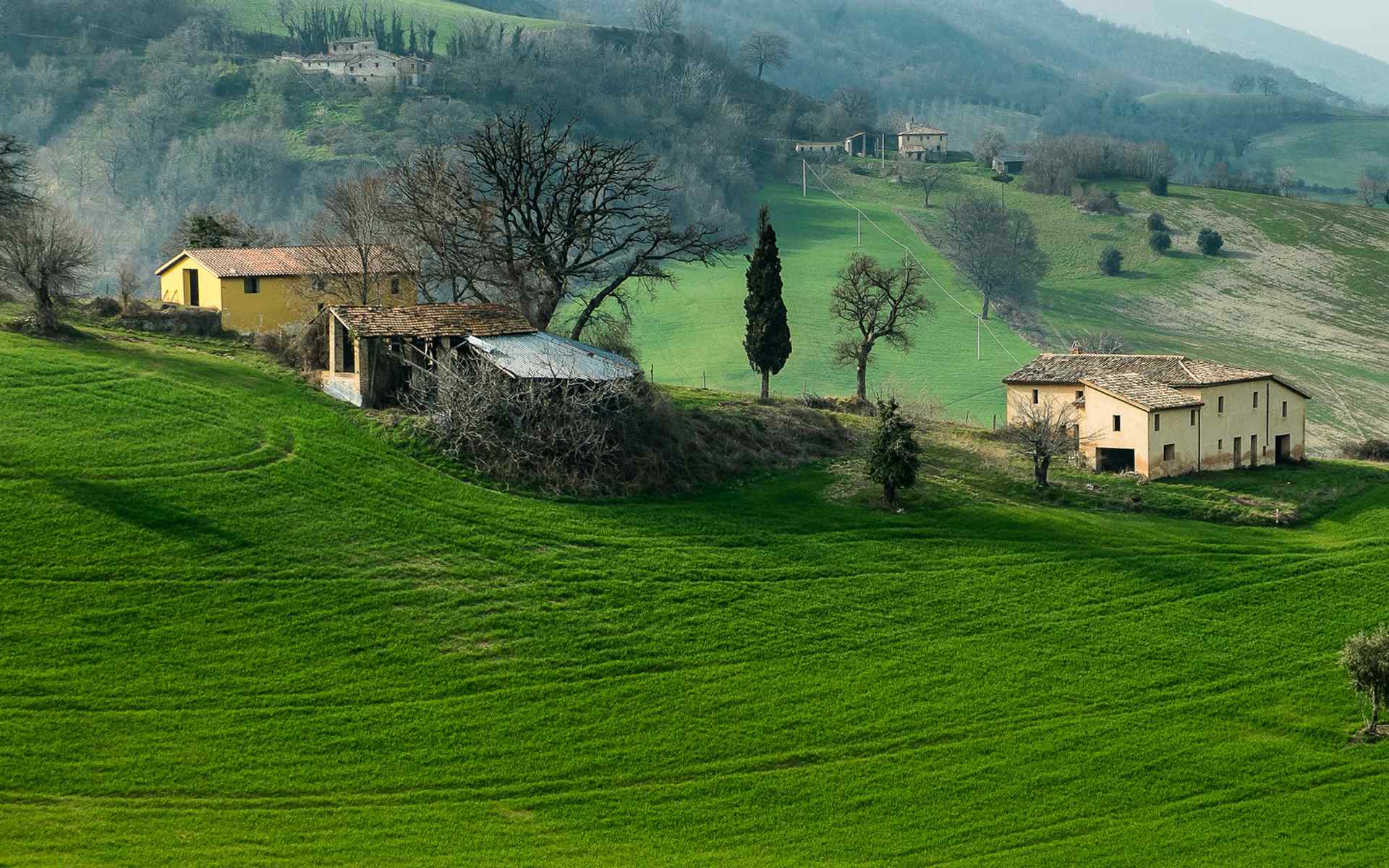 意大利托斯卡纳风景图片高清壁纸